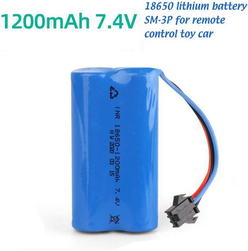 Batterie Rechargeable 7.4v 1200mah Rc Pour Modlisme De Voit... - 3