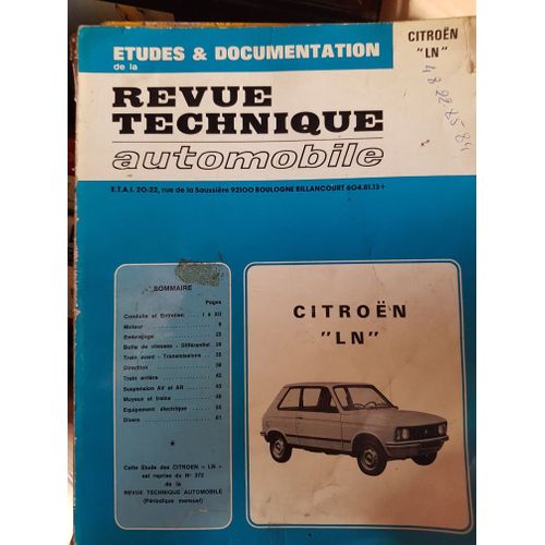 Rta Citroën Ln De 1977