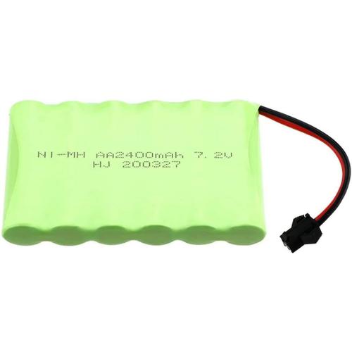 - Batterie Rechargeable Ni-Mh Aa 7,2v 2400mah | Haute Capacité, Performances Optimum | Compatible Avec Véhicules Rc, Voitures-Générique