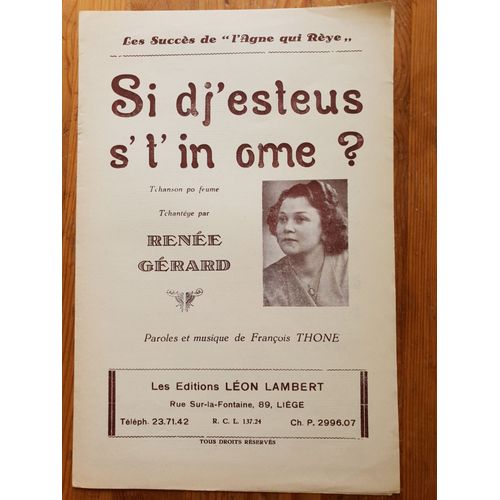 Si Dj'esteus S't'in Ome ?