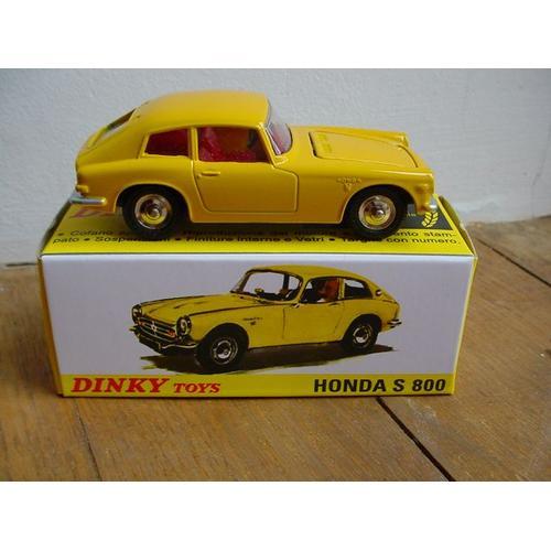 Dinky Toys Atlas Ref 1408 Honda S800 Jaune Neuve Boite-Dinky Toys