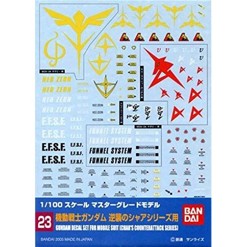 Bandai Gundam Decal For Chars Counter Attack Series???1100