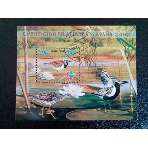 Timbre Cuba Yt Bf 175 Sora (Porzana Caroline) 2002 ( 14812 )