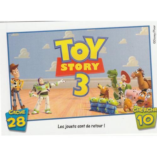 Carte Toy Story 3 - Les Jouets Sont De Retour