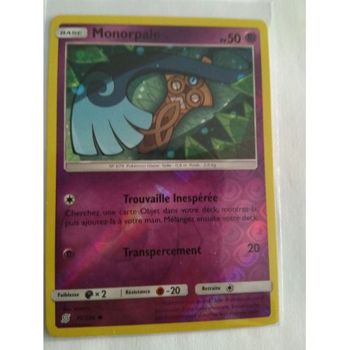 Carte Pokémon Française Reverse 92 /236 Monorpale Harmonie Des Esprits