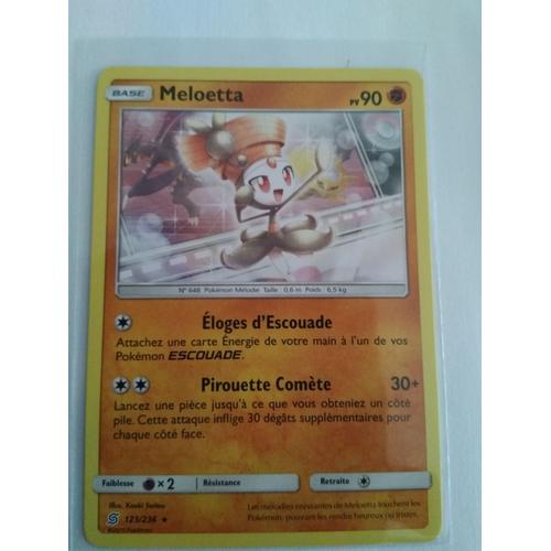 Carte Pokémon Française Rare 123 /236 Meloetta Harmonie Des Esprits