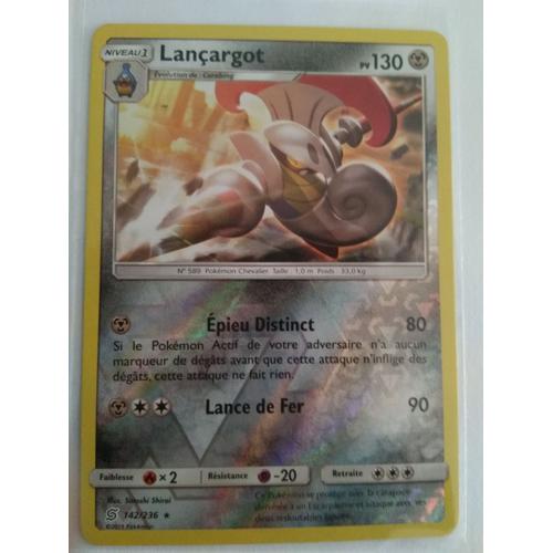 Carte Pokémon Française Rare Reverse 142 /236 Lançargot Harmonie Des Esprits