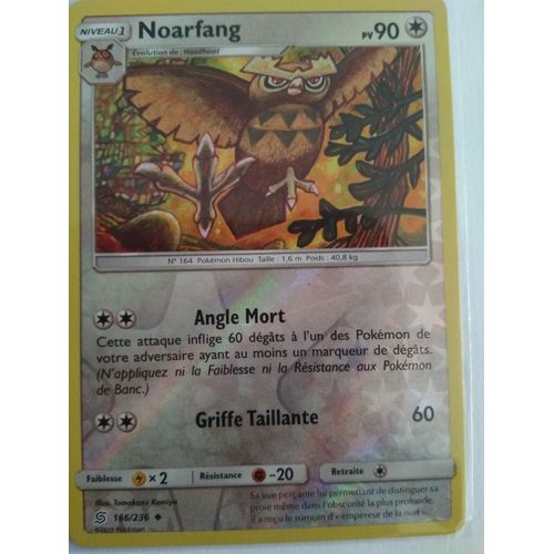 Carte Pokémon Française Reverse 166 /236 Noarfang Harmonie Des Esprits