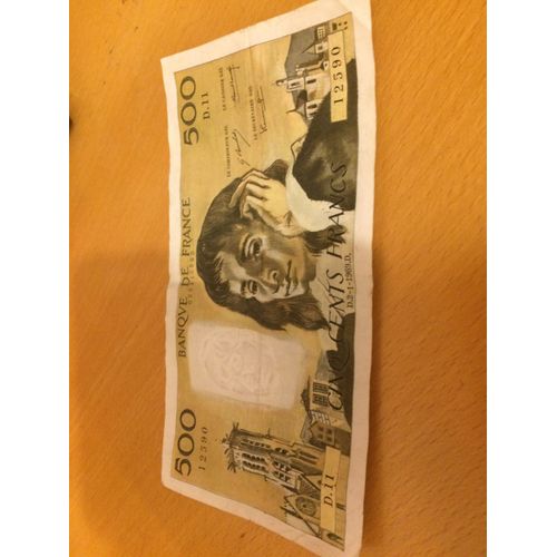Vends Lot De 3 Billets De 500 Francs Tres Bon Etat