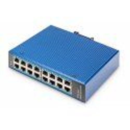 Digitus Commutateur Réseau Gigabit Ethernet 16 Ports, Industriel, Non