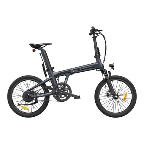 Vélo Électrique Pliant Ado Air 20 - Moteur 250w Batterie 36v9.6ah Assisté Autonomie 100km Freins À Disque Hydrauliques - Gris