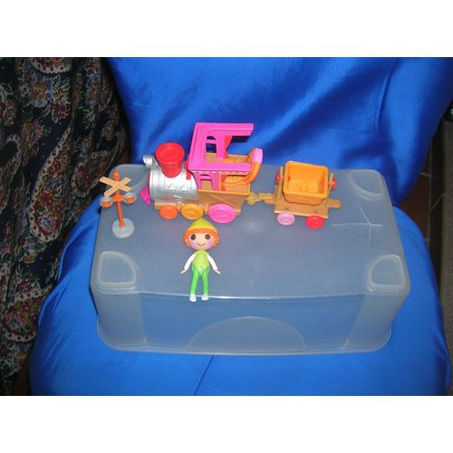 Train Motorisé Avec Musique Lalaloopsy Giochi Preziosi + 1 Personnage.