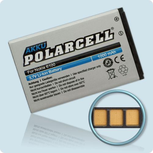 Batterie Li-Ion 3,7 V 1000 Mah / 3,7 Wh Haut De Gamme Pour Nokia 1662 - Garantie 1 An - De Marque Polarcell®