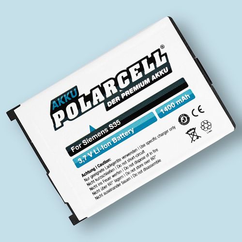Batterie Li-Ion 3,7 V 1400 Mah / 5,18 Wh Haut De Gamme Pour Siemens C35 - Garantie 1 An - De Marque Polarcell®