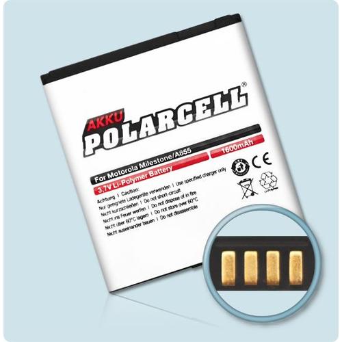 Batterie Li-Polymer 3,7 V 1600 Mah / 5,92 Wh Haut De Gamme Pour Motorola Motoluxe Xt615 - Garantie 1 An - De Marque Polarcell®