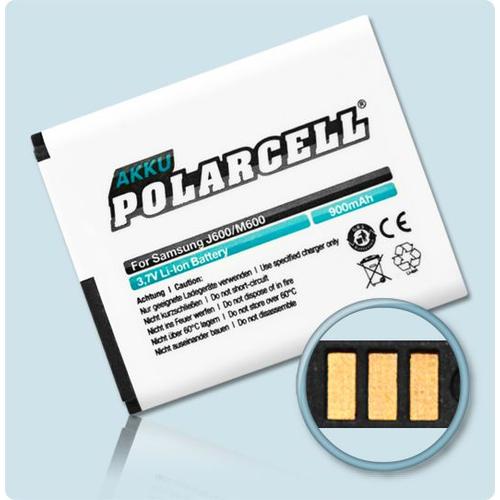 Batterie Li-Ion 3,7 V 900 Mah / 3,33 Wh Haut De Gamme Pour Samsung Ultra Touch (Gt-S8300) - Garantie 1 An - De Marque Polarcell®