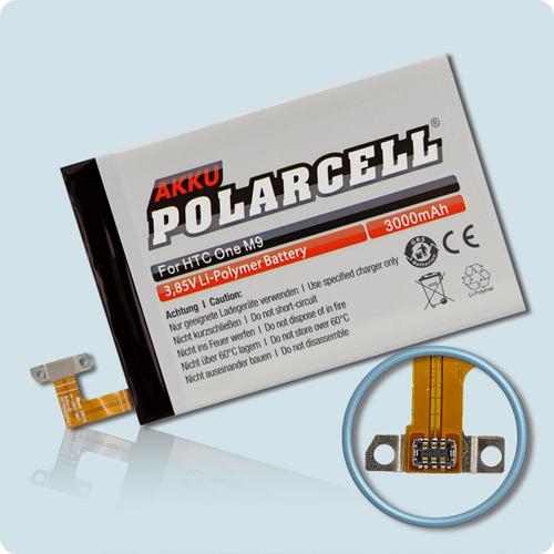 Batterie Li-Polymer 3,85 V 3000 Mah / 11,55 Wh Haut De Gamme Pour Htc One M8s - Garantie 1 An - De Marque Polarcell®