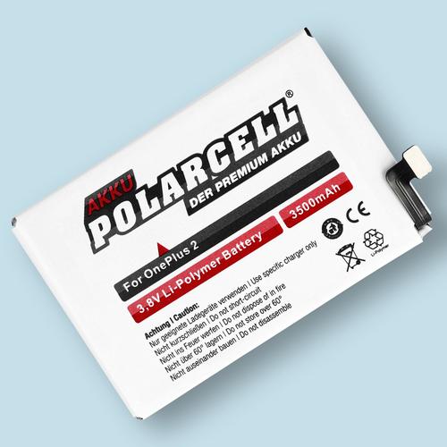Batterie Li-Polymer 3,8 V 3500 Mah / 13,30 Wh Haut De Gamme Pour Oneplus Two - Garantie 1 An - De Marque Polarcell®