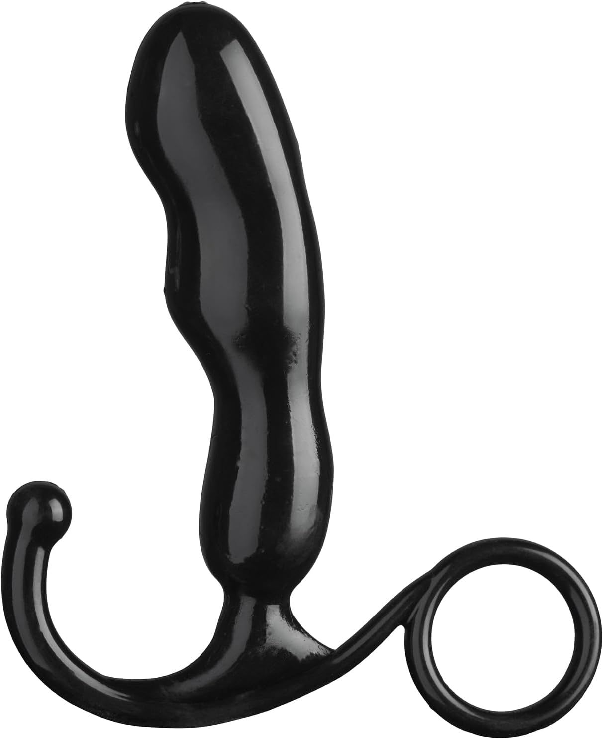 Noir Noir Baseks Classic Stimulateur De Prostate Pour Débutants - Masseur Prostate Homme - Stimulateur Prostate Non Vibrant - Massage