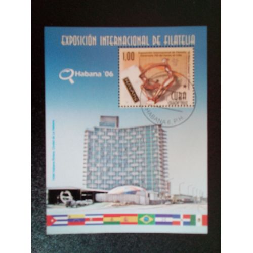 Timbre Cuba M I Bl 209 Exposition Philatélique Internationale "La Havane '06" 2006 ( 14812 )