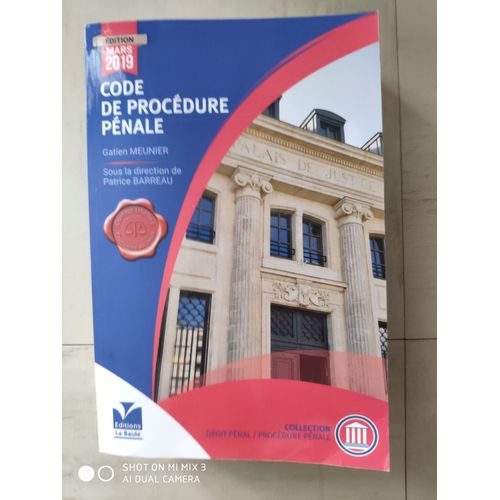Code De Procédure Pénale