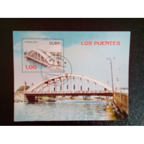 Timbre Cuba M I Bl 197 Ponts 2005 ( 14812 )