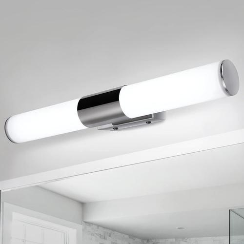 Blanc Blanc Lampe pour Miroir de salle de bain - 12W LED Applique 42CM, Blanc Neutre 4000K 900LM, éclairage Mural étanche IP44, Luminaire