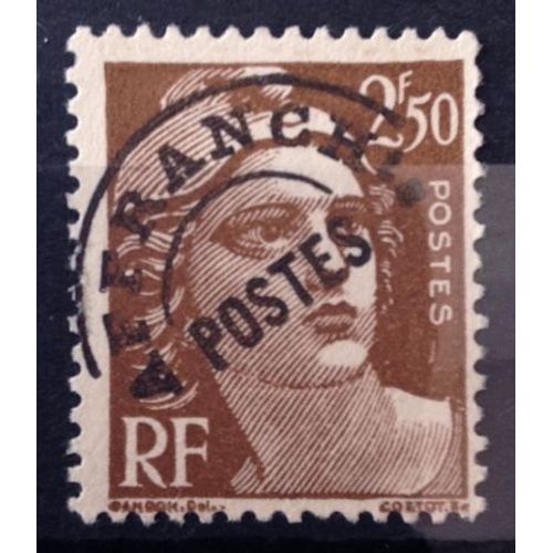 Préoblitéré Gandon 2f50 Brun (Très Joli N° 95) Obl - France Année 1945 - N10868