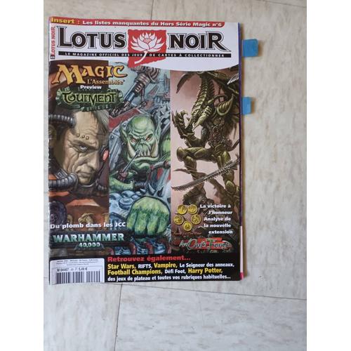 Mtg Magazine Lotus Noir No 49 Année 2002