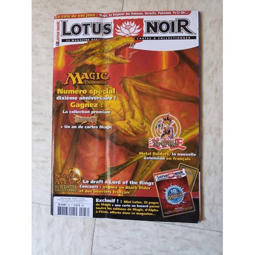 Mtg Magazine Lotus Noir No 66 Année 2003