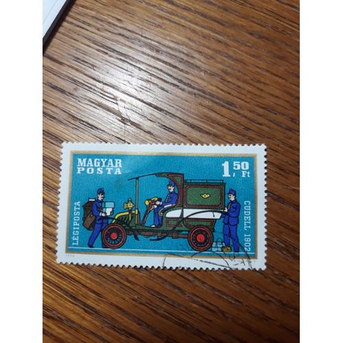 Hongrie Hungary Timbre Automobile Cars Tp7