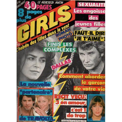 Girls ! 112 1982 Babeth Hallyday/Travolta/Sardou/V Jannot/Jarre/Vilard/Dallas/Duffy