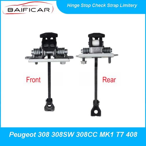 Arrière Gauche - Baificar-Charnière De Porte Avant Et Arrière, Sangle De Contrôle D'arrêt, Limitation 9181n3 9181see, Kit 308 308sw 308cc Mk1 T7 408, Tout Neuf