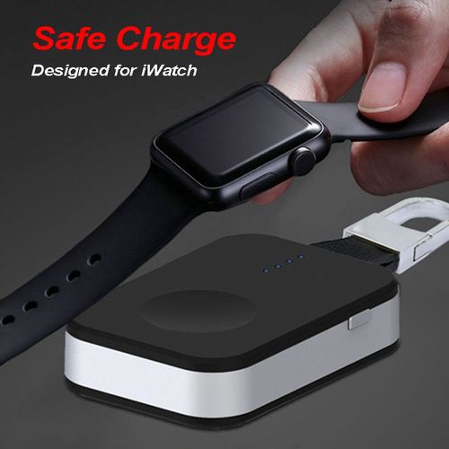Vente Chaude Qi Chargeur Sans Fil Apple Watch 950 Mah Batterie Externe En Plein Air Mini Chargeur Pour Apple Watch 1 2 3 4 Série