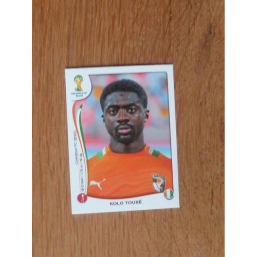 Image Panini 2014 Fifa World Cup Brésil N°225 Kolo Touré -Côte D'ivoire-