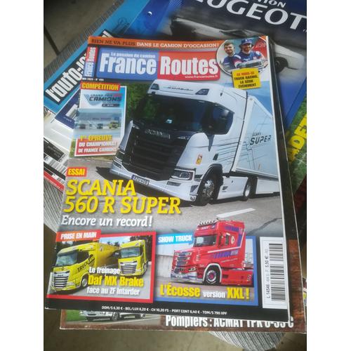 France Routes 494 De 2023 Guide Championnat De France,Scania 560r Super,Daf Mx,Zf Intarder,Scania T Et Longline