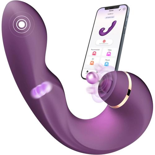 Le Violet Le Violet Vibromasseurs Feminin Clitoridien Et Point G , 3 In 1 Sex Toys Femme En Silicone Gode Femme Sex Vaginette Stimulateur Avec
