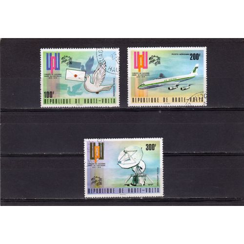 Timbres De Poste Aérienne De Haute-Volta (Centenaire De LU.P.U.)