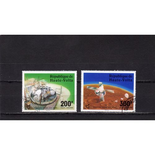 Timbres De Poste Aérienne De Haute-Volta (Opération Viking Sur Mars)