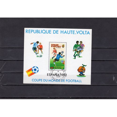 Bloc-Feuillet De Haute-Volta (Coupe Du Monde De Football)