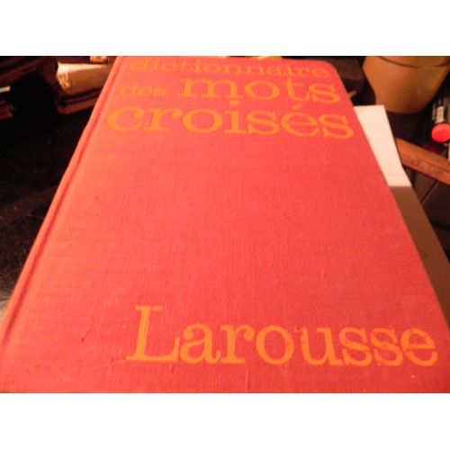 Dictionnaire Des Mots Croises
