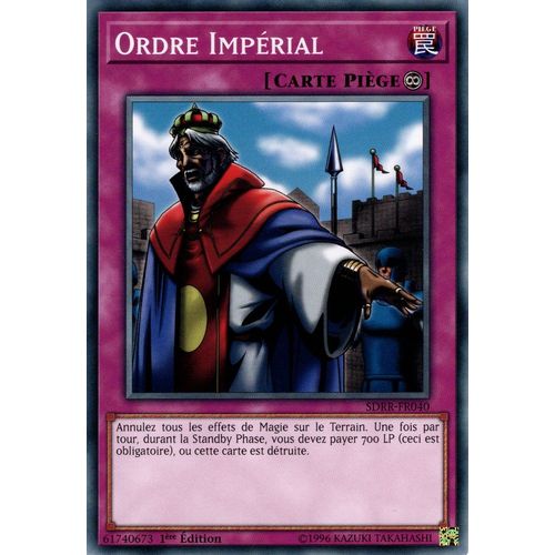 Yu-Gi-Oh! - Sdrr-Fr040 - Ordre Impérial - Commune