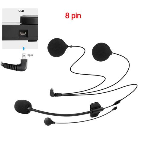 8 Broches - Freedconn Microphone Casque Haut Parleur Pour T Com Colo Ky T Max Tmax E Pro R1 Plus Moto Casque Bluetooth Interphone