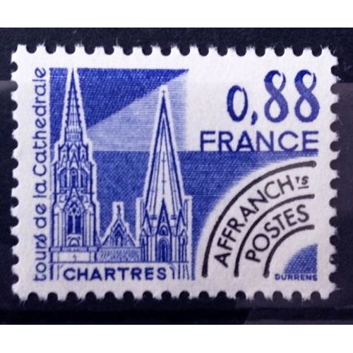 Préoblitéré Monuments Historiques Chartres 0,88 (Impeccable N° 163) Neuf** Luxe (= Sans Trace De Charnière) - France Année 1979 - N10877