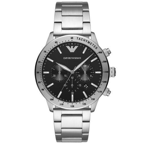 Montre Emporio Armani En Acier Gris