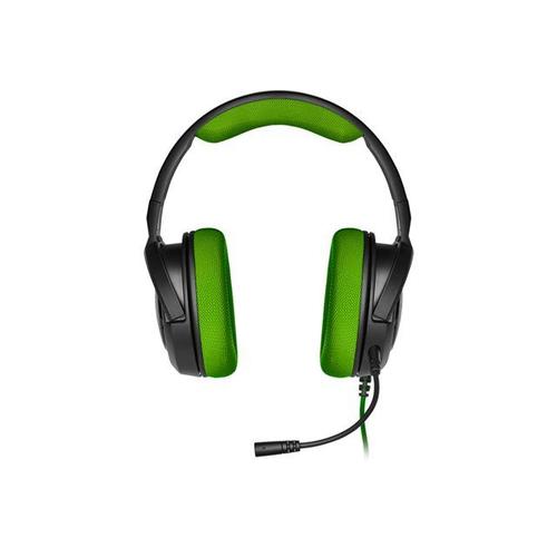 CORSAIR Gaming HS35 - Micro-casque - circum-aural - filaire - jack 3,5mm - vert