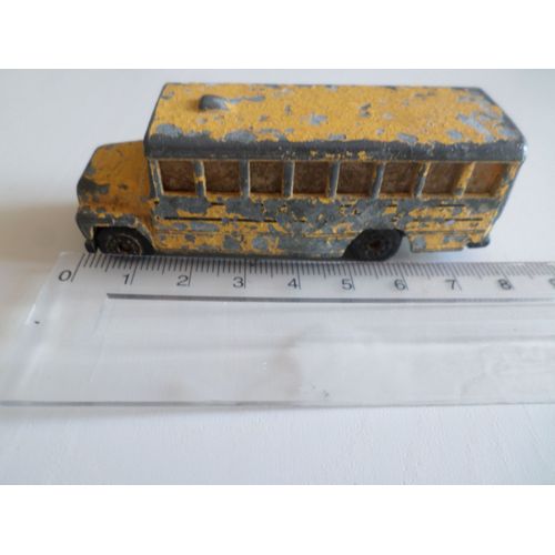 School Bus Jaune - Epave-Matchbox