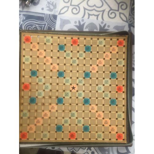 Ensemble de voyage en bois de luxe Scrabble Mauritius