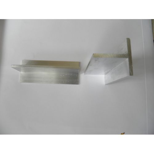 2 Profilés Alu T de 40x40x4x100 mm