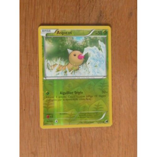 Carte Pokémon Aspicot Reverse 50 Pv 1/116 Glaciation Plasma Neuf Fr